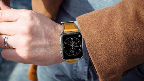 Leather Apple Watch Bands | $7 | Amazon | Promo code QUANBAO5. Should work on all sizes and colors.